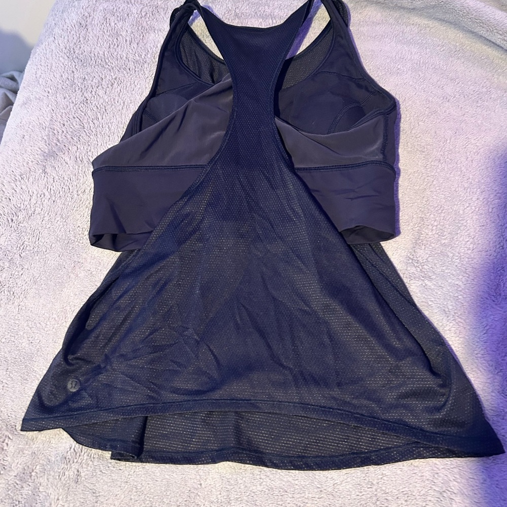 lululemon athletica Navy Tank Top